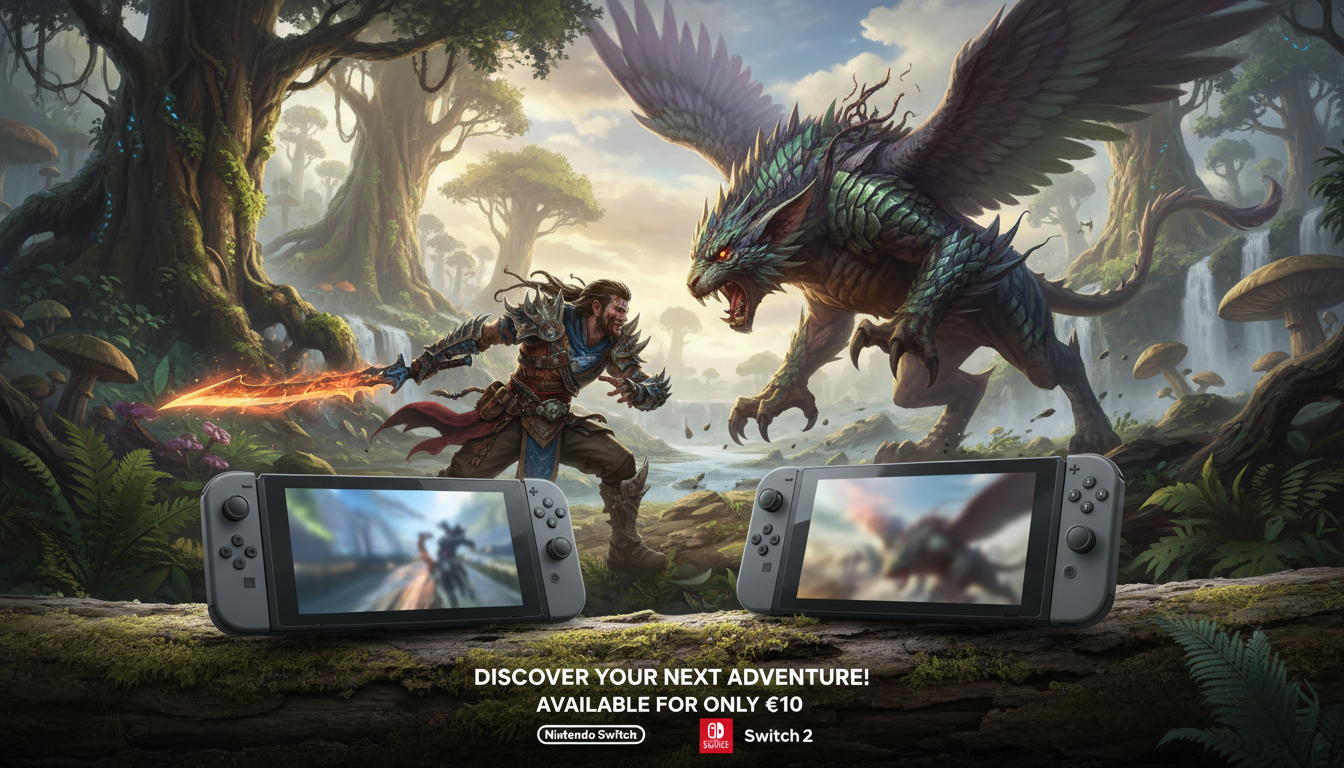 pas convaincu par monster hunter wilds ? découvrez un rival incontournable, disponible à seulement 10€ sur nintendo switch et switch 2, pour une aventure captivante et abordable.