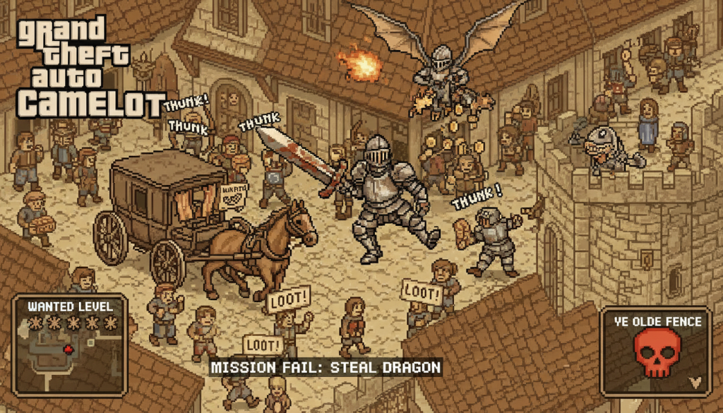 découvrez gratuitement gta médieval sur epic games store pour une durée limitée. une offre exceptionnelle à ne pas manquer pour tous les fans de jeux vidéo !