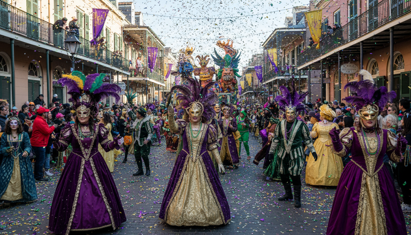 découvrez comment célébrer le mardi gras avec des masques colorés, des parades animées et des jeux festifs pour vivre toute l'extravagance du carnaval.