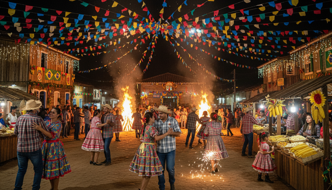 découvrez les traditions, événements et animations des festivités de la fête de são joão au brésil, une célébration populaire riche en musique, danse et gastronomie typique.
