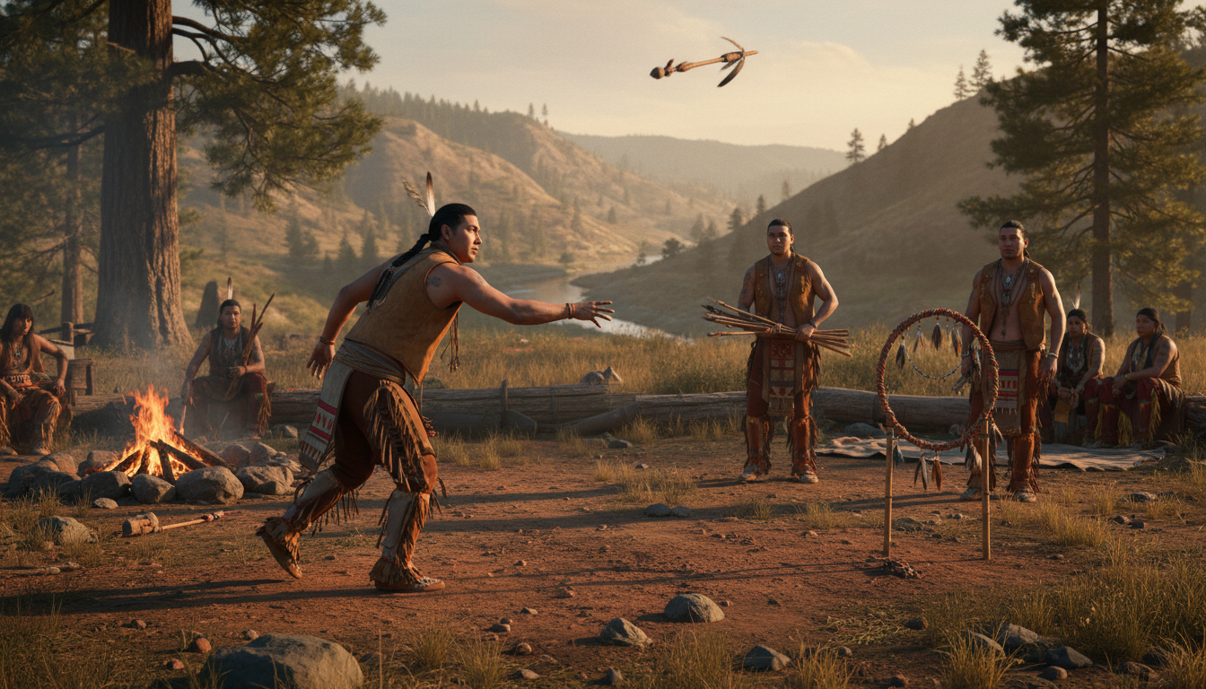 découvrez les techniques traditionnelles des jeux d'adresse amérindiens, un héritage culturel fascinant mêlant habileté, tradition et esprit communautaire.