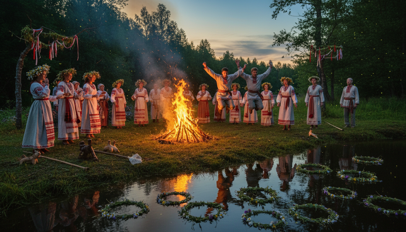 découvrez les traditions ancestrales de la kupala night en russie et en ukraine, une célébration mystique mêlant rituels, feux de joie et légendes populaires.