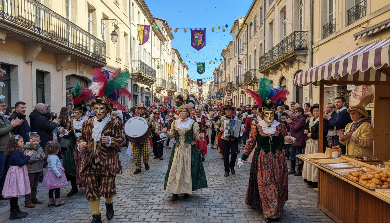 découvrez les traditions colorées et festives de mardi gras et du carnaval en france, entre défilés, costumes, et spécialités gourmandes.