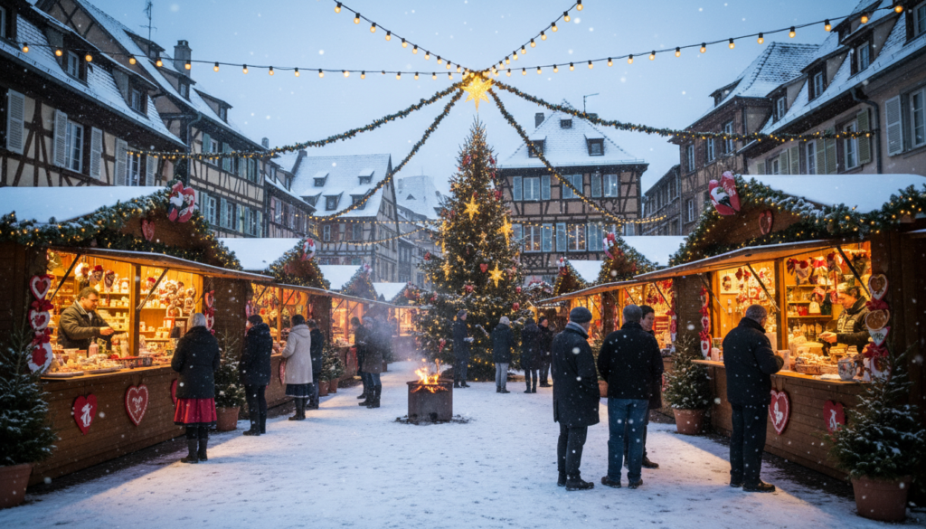 découvrez les traditions uniques et les jeux hivernaux typiques du noël alsacien, entre fêtes chaleureuses, marchés de noël authentiques et activités ludiques pour petits et grands.