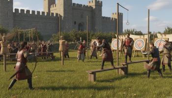 découvrez les jeux d'adresse médiévaux favoris utilisés pour s'entraîner au combat tout en s'amusant, alliant habileté et divertissement à l'époque.