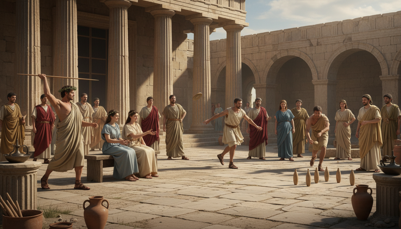 découvrez les jeux d'adresse populaires dans l'antiquité et comment ils reflétaient les compétences et les divertissements de cette époque.