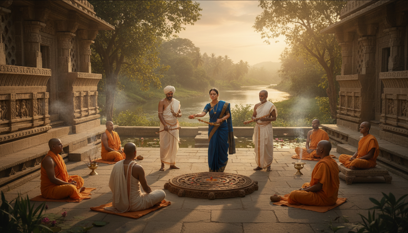 explorez les connexions entre spiritualité et compétition dans les jeux d'adresse de l'inde ancienne, révélant comment ces pratiques mêlaient quête intérieure et défi ludique.