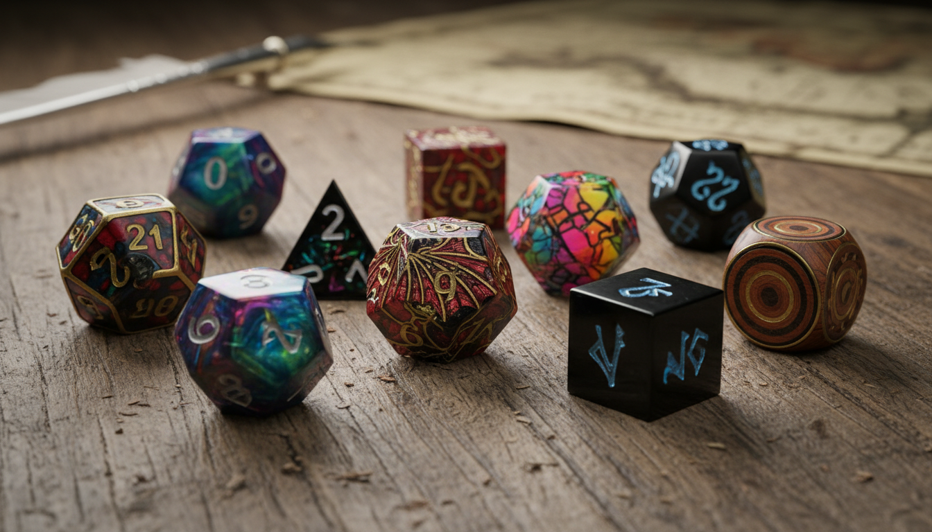 découvrez les différents types de dés de jeux à collectionner, leurs caractéristiques et pourquoi ils passionnent les amateurs de jeux de société et de collections.