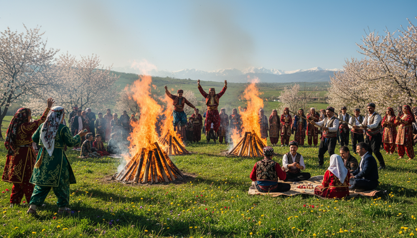 découvrez les feux, sauts et jeux traditionnels qui rythment les célébrations de nevruz en turquie, une fête riche en culture et en convivialité.
