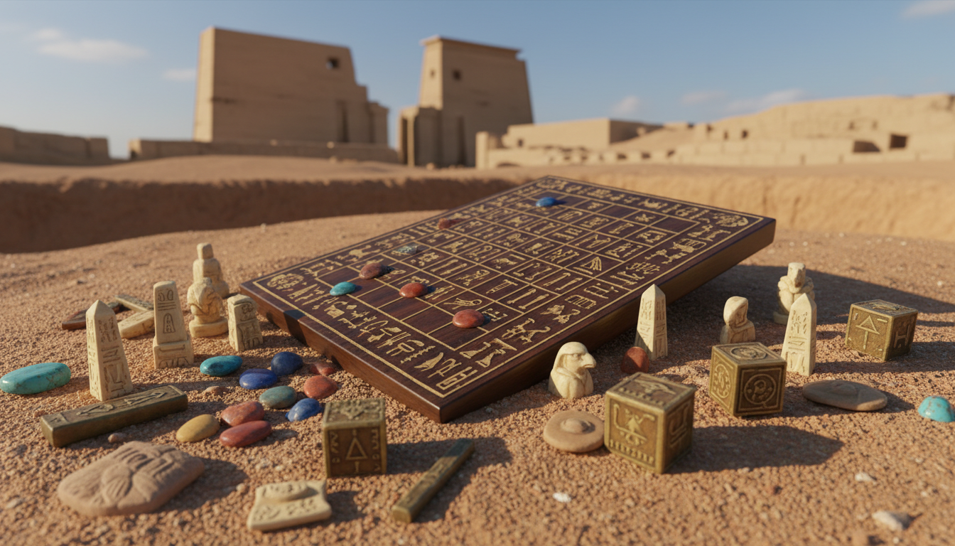 découvrez les instruments mystérieux utilisés dans les jeux de société égyptiens anciens et leur rôle fascinant dans la culture égyptienne.