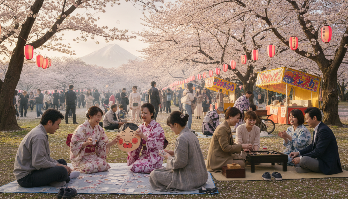 découvrez les jeux traditionnels japonais liés à hanami, la fête emblématique des cerisiers en fleurs, et plongez dans la culture et les traditions du printemps au japon.