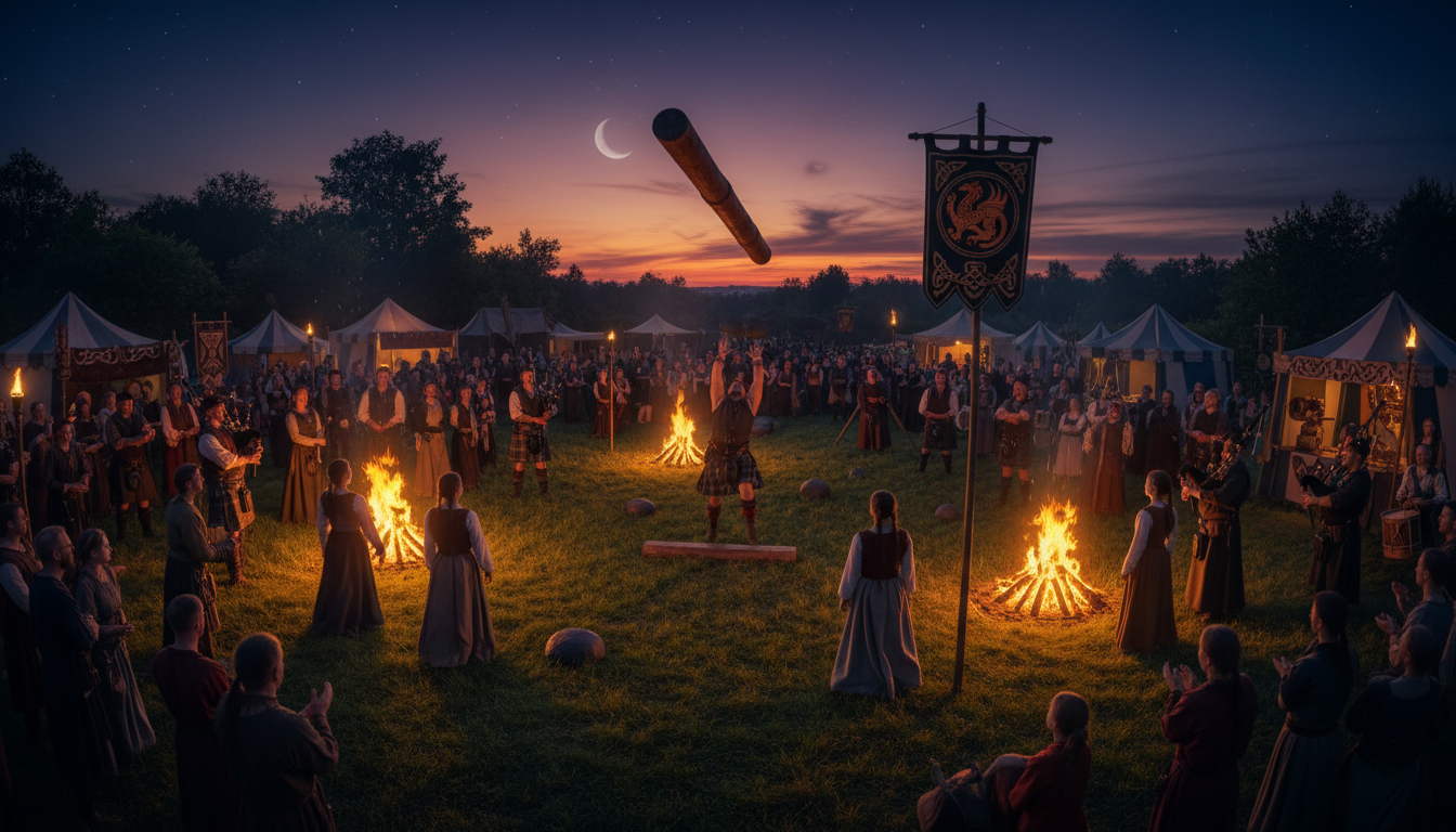 découvrez les jeux traditionnels celtiques pratiqués lors de la nuit des esprits, samhain, et plongez dans les coutumes ancestrales de cette fête mystique.