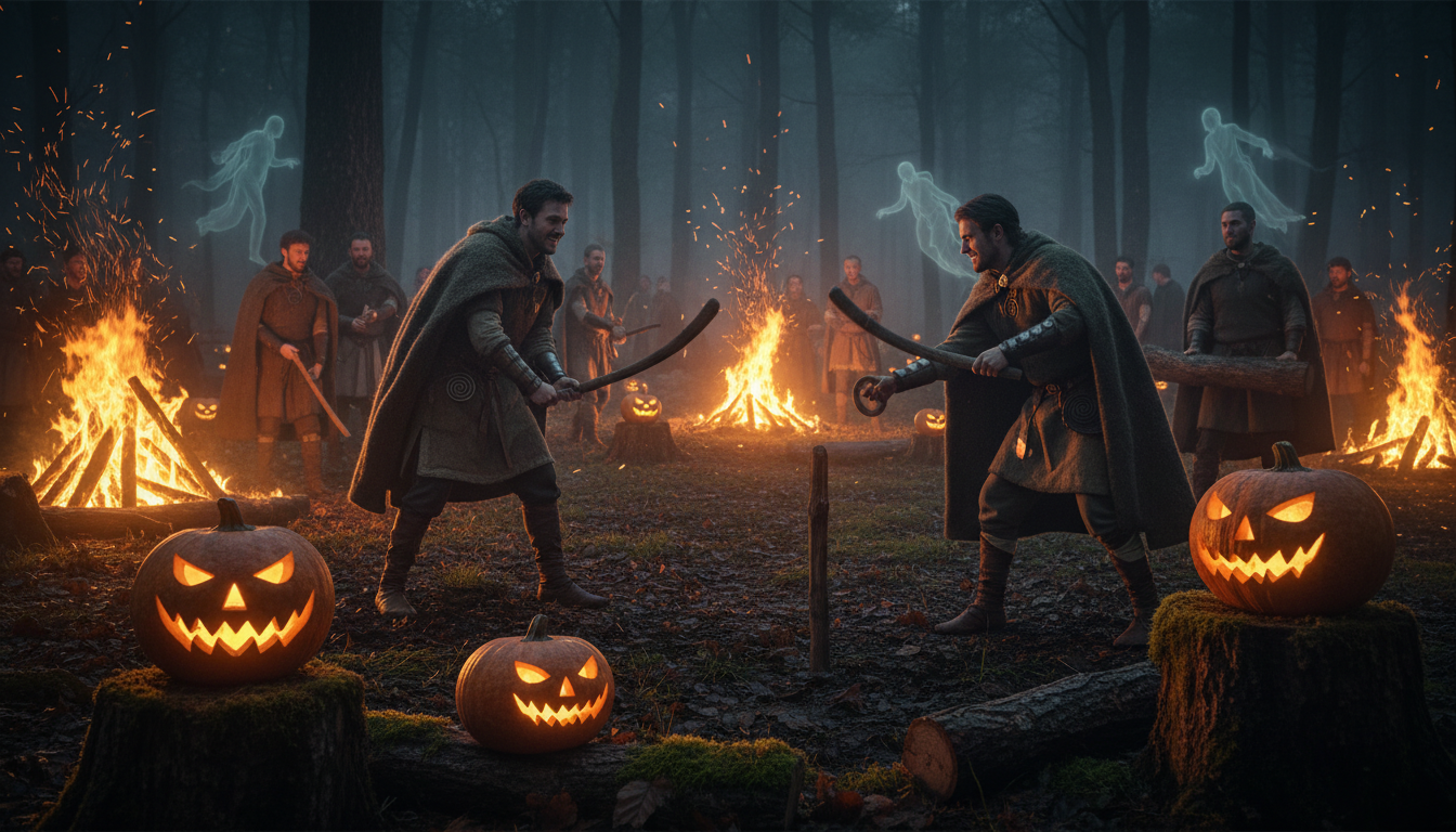 découvrez les jeux traditionnels celtiques pratiqués lors de la nuit des esprits, samhain, et plongez dans les coutumes ancestrales de cette fête mystérieuse.