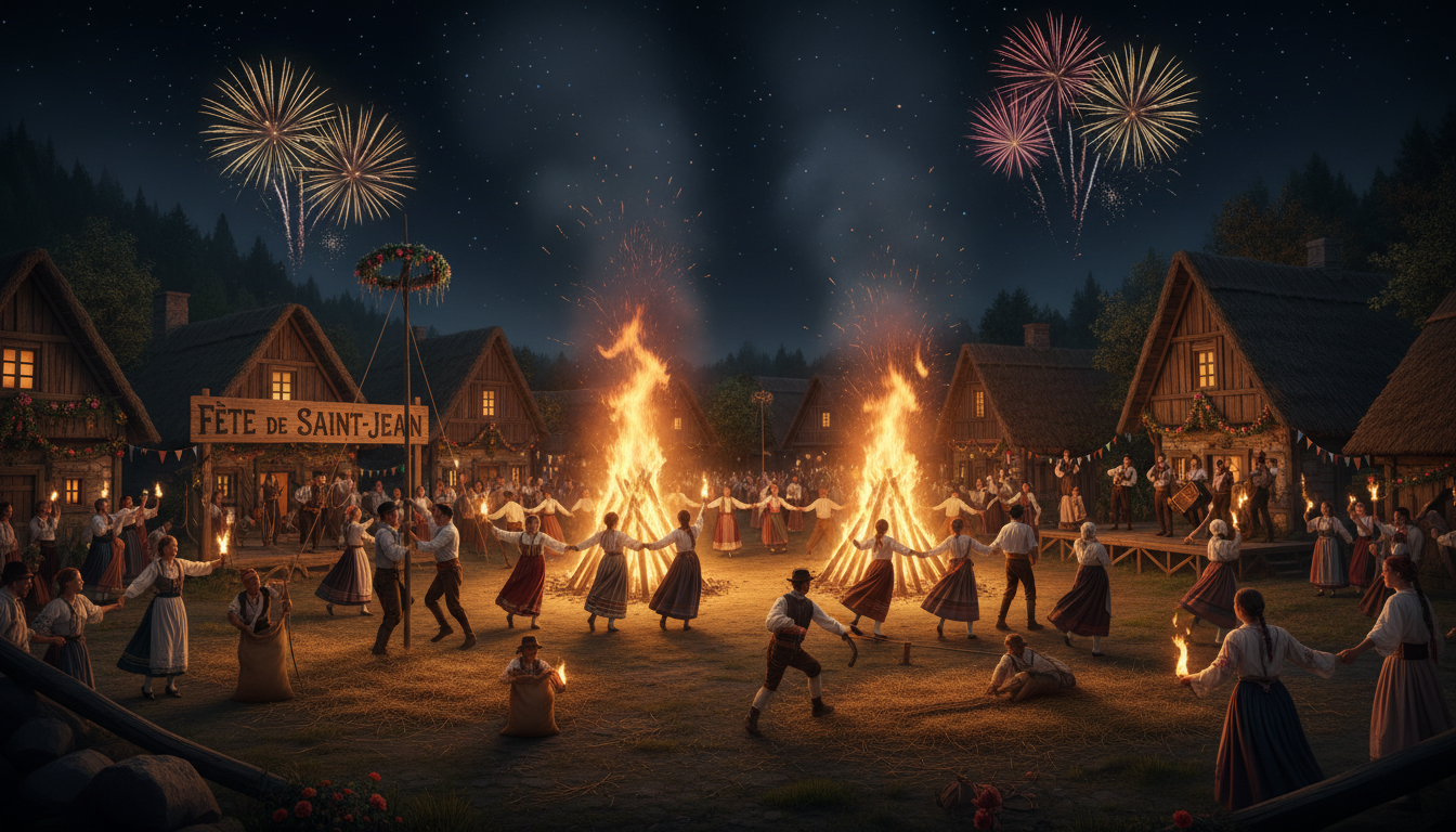 découvrez les jeux traditionnels de la saint-jean incluant les flambeaux, les danses festives et les compétitions animées qui rythment cette célébration populaire.