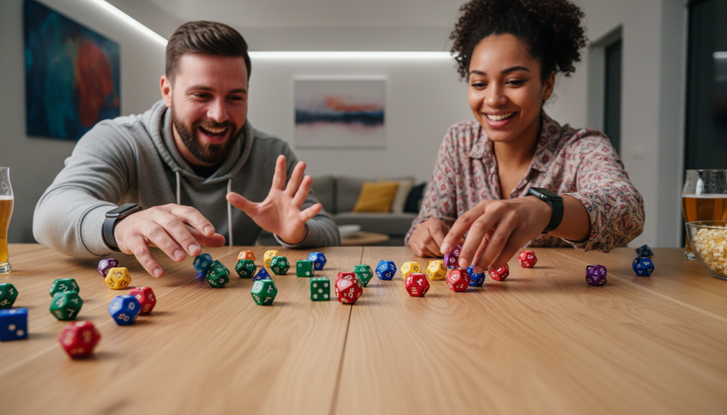 découvrez notre sélection des meilleurs jeux de dés à jouer à deux, pour des moments ludiques et conviviaux en tête-à-tête.