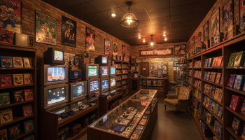 découvrez comment un passionné de jeux vidéo transforme sa cave en un magasin rétro unique, rendant hommage aux boutiques physiques d'autrefois et à la nostalgie du gaming vintage.