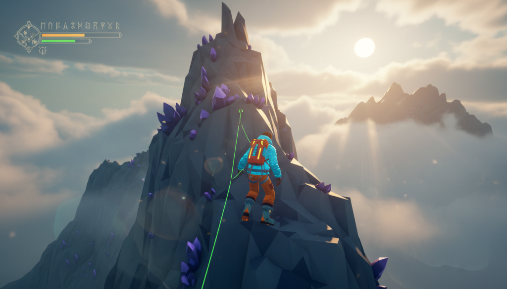 découvrez les mystères de la montagne dans le jeu vidéo «cairn», où chaque sommet renferme des secrets à dévoiler pour une aventure inoubliable.