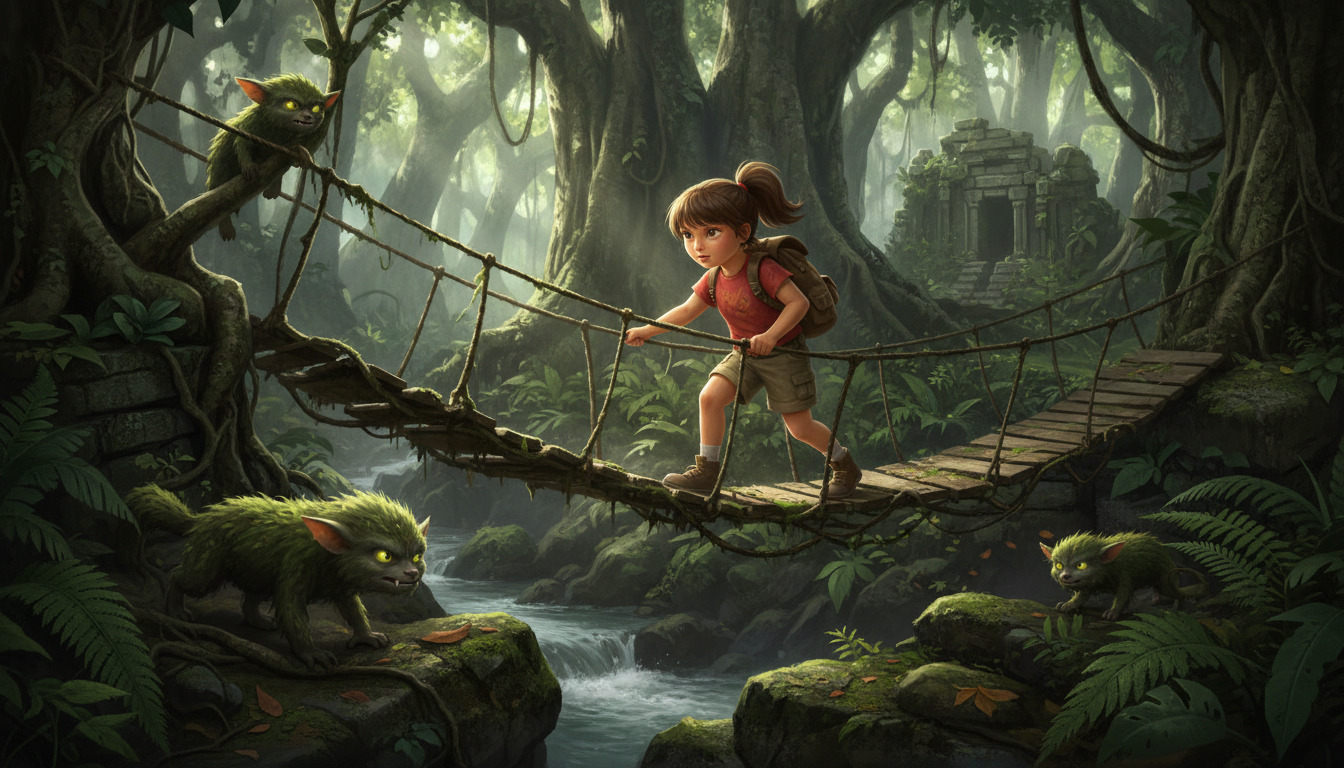 rejoignez dora dans une aventure palpitante à travers les épreuves épiques des grignons, où courage et amitié mènent à des découvertes inattendues.