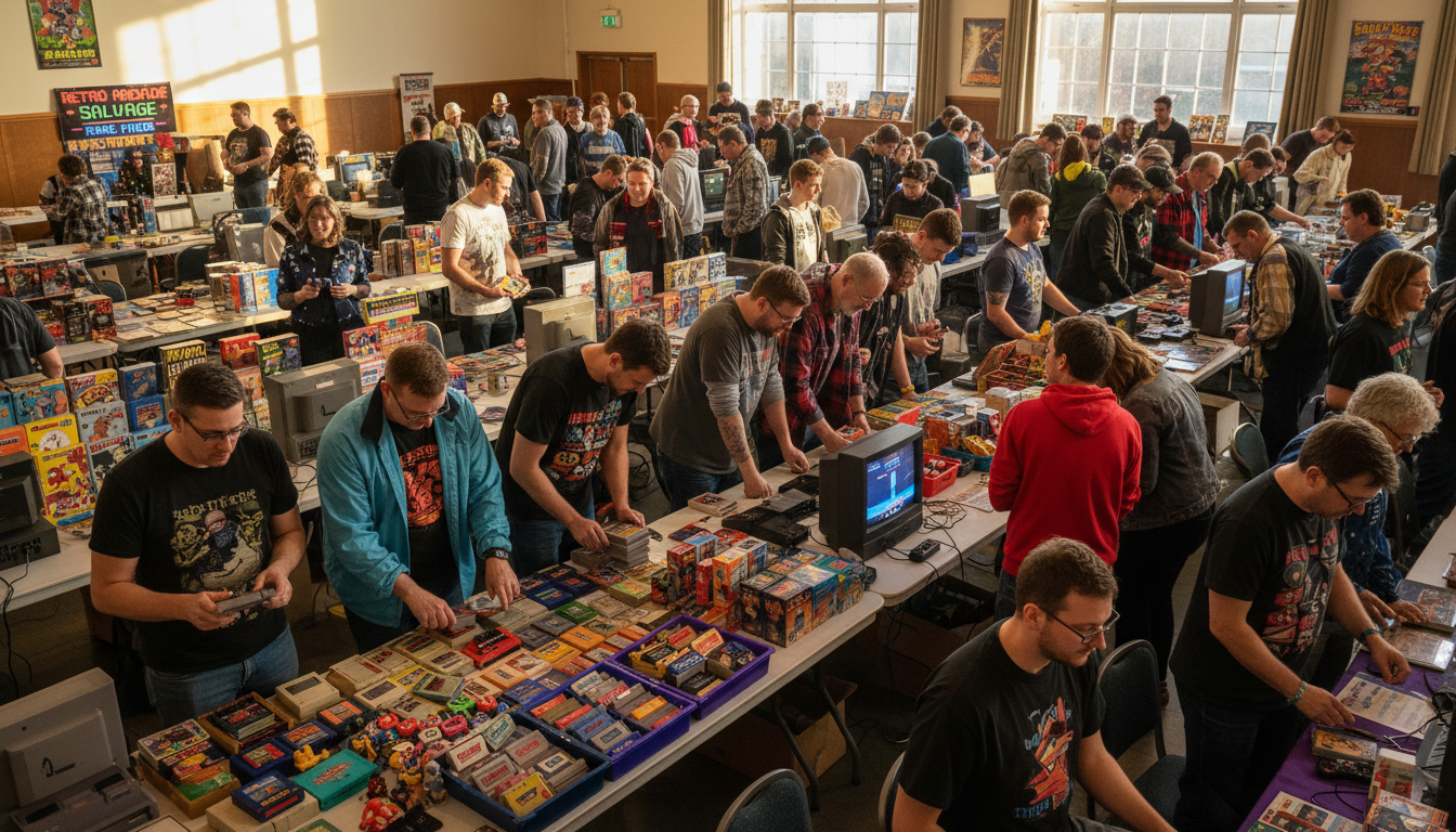 plongez dans l'univers rétro à la brocante du geek en gironde, où les passionnés redécouvrent la magie des jeux vidéo de leur enfance.