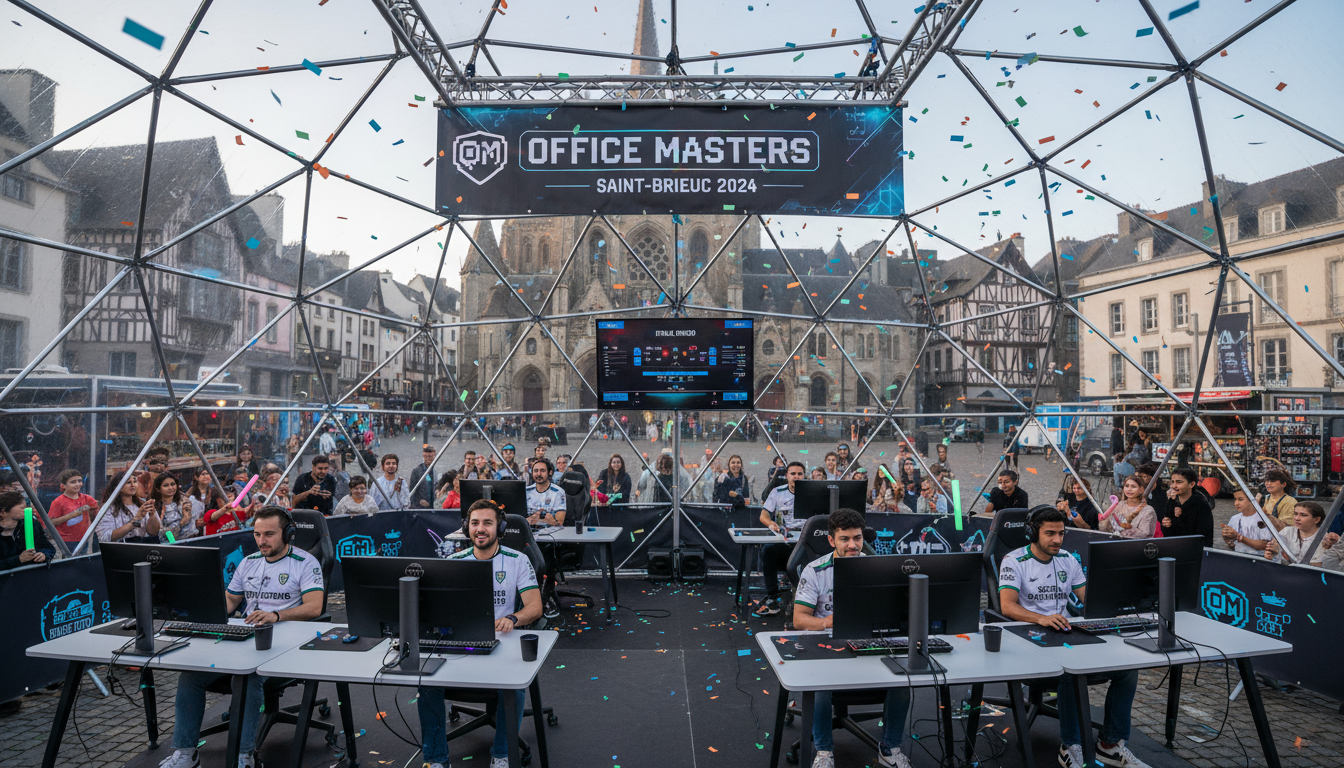participez à office masters, la compétition vidéoludique interentreprises à saint-brieuc. inscrivez-vous dès maintenant pour relever le défi et représenter votre entreprise !