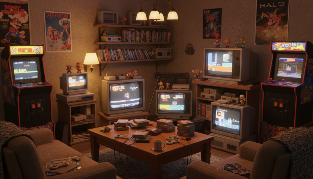 explorez l'évolution fascinante des jeux vidéo à travers une plongée nostalgique au cœur de leur histoire, des débuts classiques aux innovations modernes.