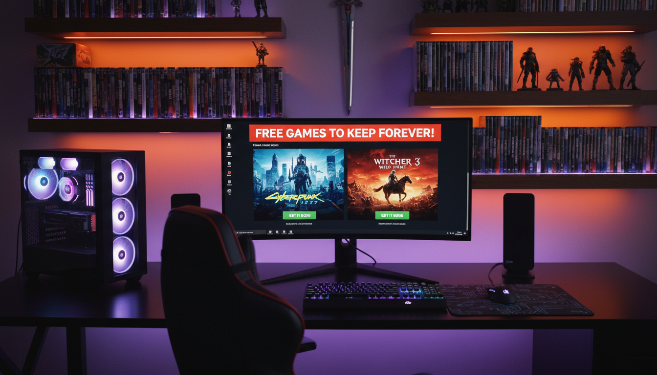 découvrez les deux super jeux gratuits offerts par l'epic games store, téléchargez-les vite et conservez-les pour toujours dans votre bibliothèque !