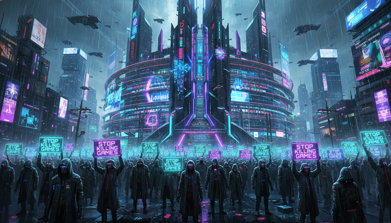 stop killing games atteint le million d'utilisateurs, soulignant l'urgence d'une intervention de l'union européenne pour réguler l'industrie du jeu vidéo.