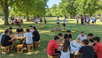 à villars-les-dombes, les adolescents du territoire se sont affrontés lors des lud’o games, une compétition ludique et conviviale mettant en avant esprit d'équipe et créativité.