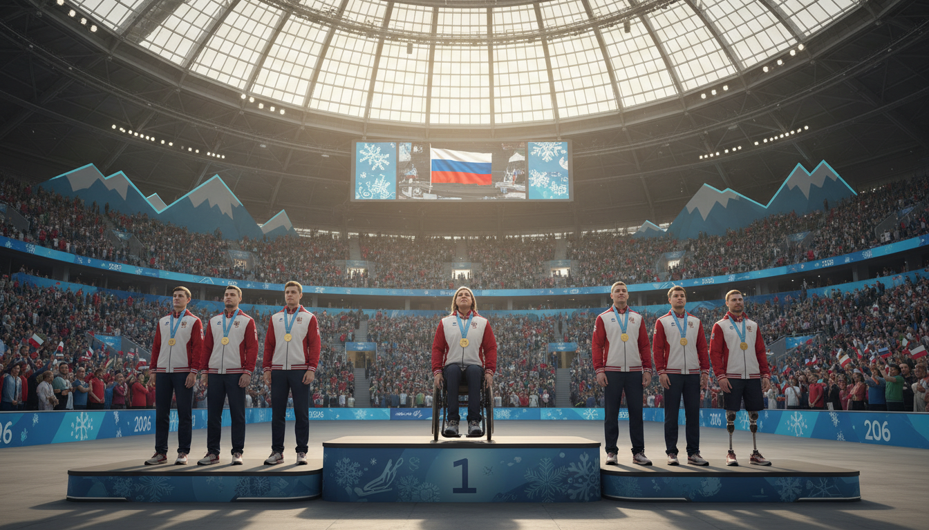 découvrez le retour marquant de l'hymne russe aux jeux paralympiques 2026, une première depuis 2014, avec une vidéo exclusive.