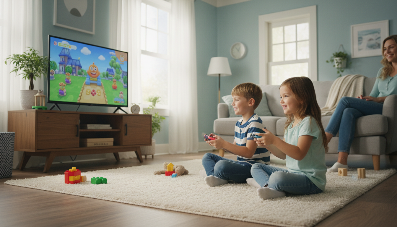 découvrez quel est l'âge idéal pour offrir une console de jeux vidéo à un enfant, en tenant compte de son développement et de la sécurité numérique.