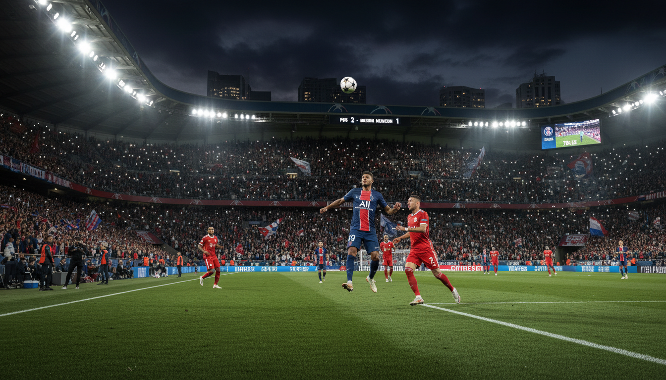 revivez le match exceptionnel psg vs bayern munich avec neuf buts et un scénario incroyable en ligue des champions. un choc palpitant à ne pas manquer !