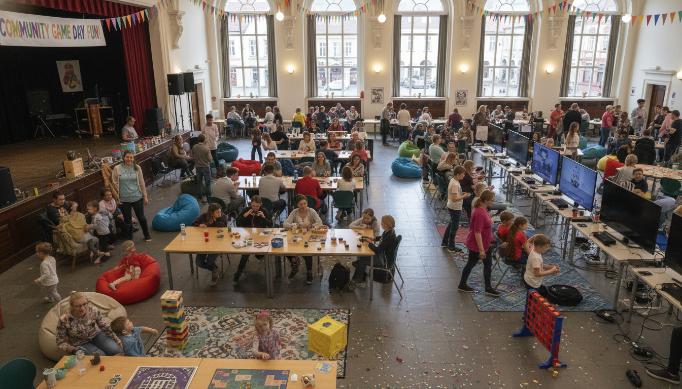 participez à une journée conviviale à cesson-sévigné dédiée à la découverte de jeux variés pour tous les âges et tous les goûts.