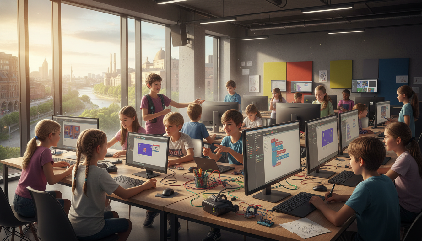 cet été au quai10 de charleroi, offrez à vos enfants dès 8 ans une aventure ludique unique en créant leur propre jeu vidéo. activité amusante et éducative pour petits créateurs en herbe !