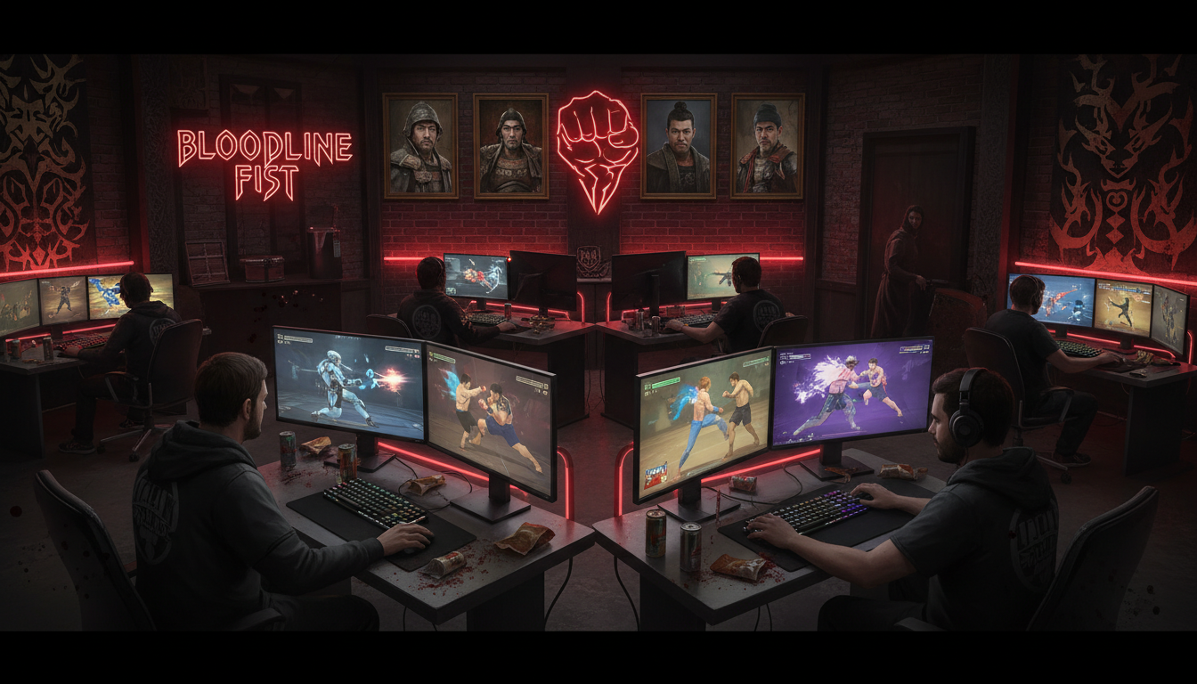 plongez dans l'univers d'un studio de jeux vidéo passionné par la baston, où l'action intense et le combat sont au cœur de leur identité et créent des expériences de jeu uniques.