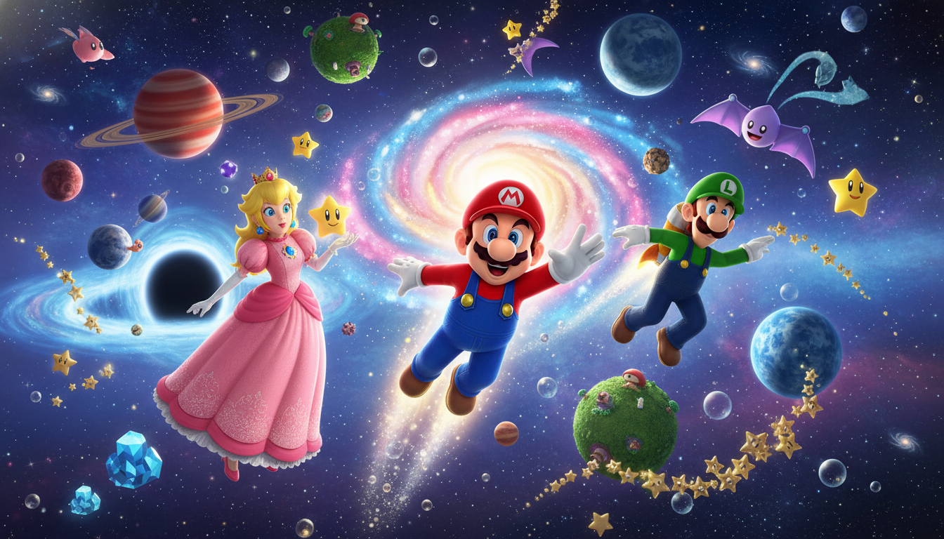 plongez dans l'univers rétro de « super mario galaxy, le film » et revivez les scènes emblématiques qui ont marqué toute une génération de fans.