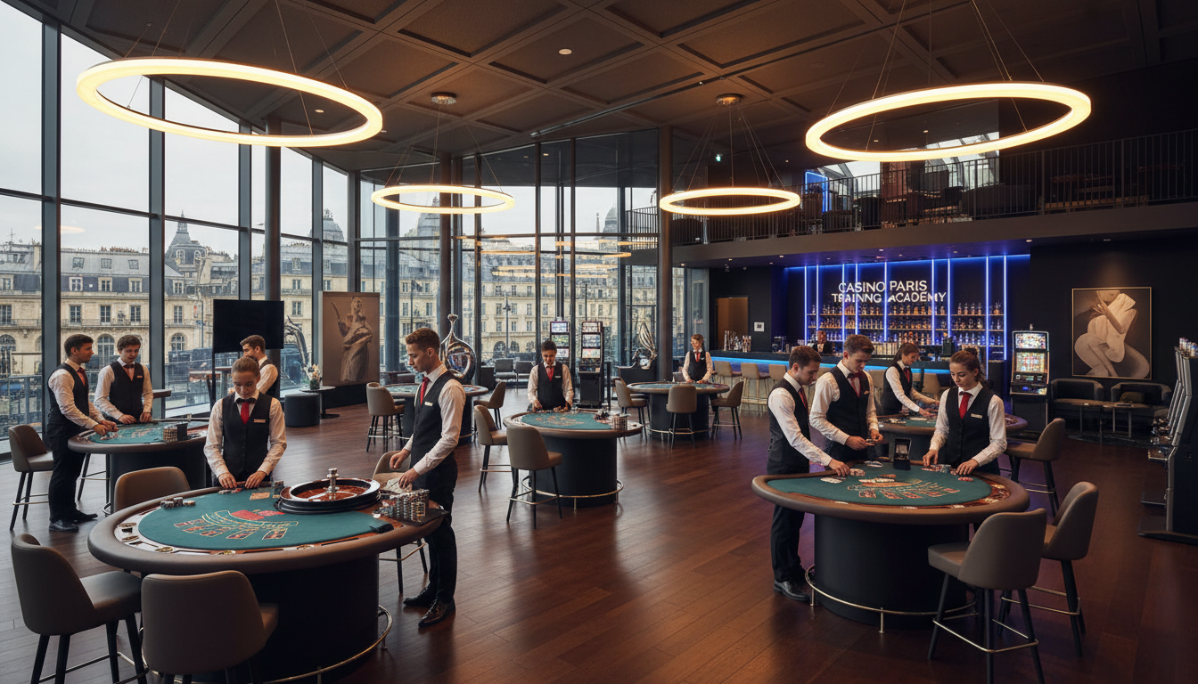 découvrez l'effervescence à paris avec le lancement mardi du plus grand club de jeux, où les croupiers sont prêts à offrir une expérience unique aux amateurs de jeux.