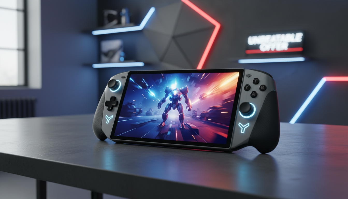 profitez de l'offre exceptionnelle sur la console portable lenovo legion go s, disponible à un prix imbattable pour une expérience de jeu ultime en mobilité.