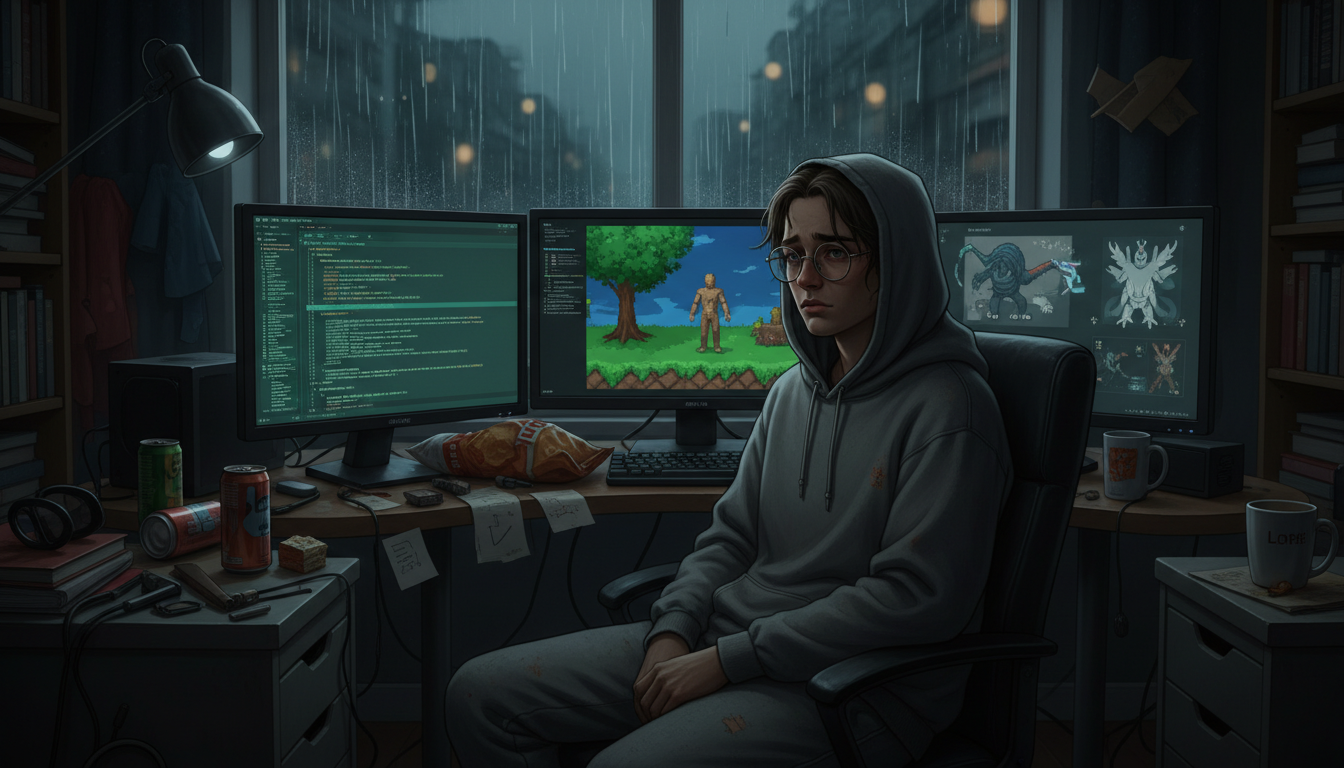découvrez l'histoire poignante d'un développeur solitaire obligé d'abandonner son jeu vidéo à cause des choix de son éditeur.