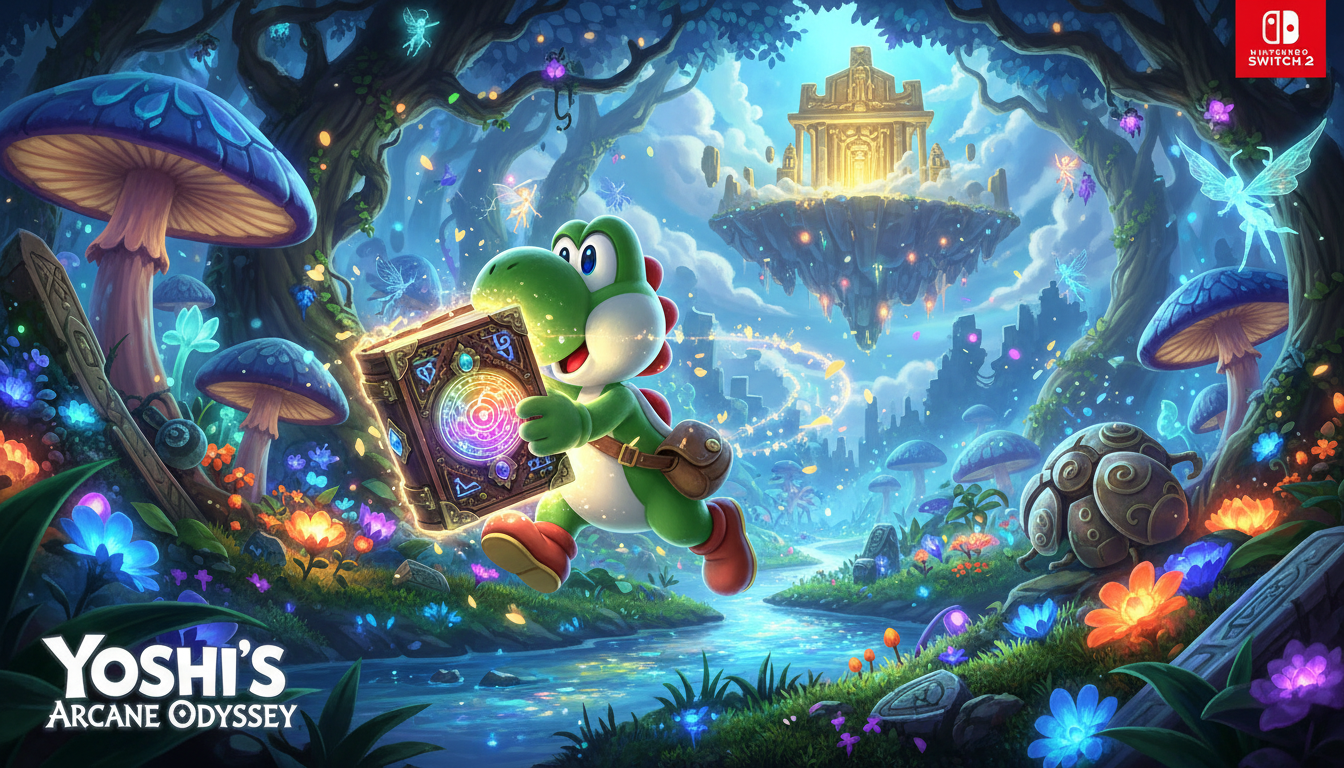 précommandez dès maintenant 'yoshi and the mysterious book' et plongez dans une aventure captivante qui ravira tous les fans de l'univers mario. ne manquez pas cette sortie très attendue !
