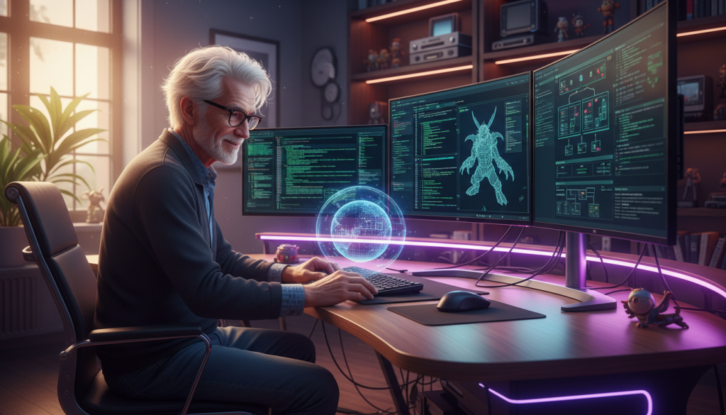 découvrez comment le doyen des développeurs de jeux vidéo relève un nouveau défi passionnant, mêlant expérience et innovation dans l'industrie du gaming.
