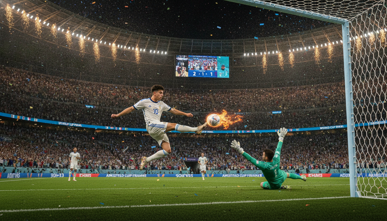 revivez le moment clé de la finale de la coupe du monde avec la vidéo du but décisif de ferran torres, le héros espagnol face à l'argentine.