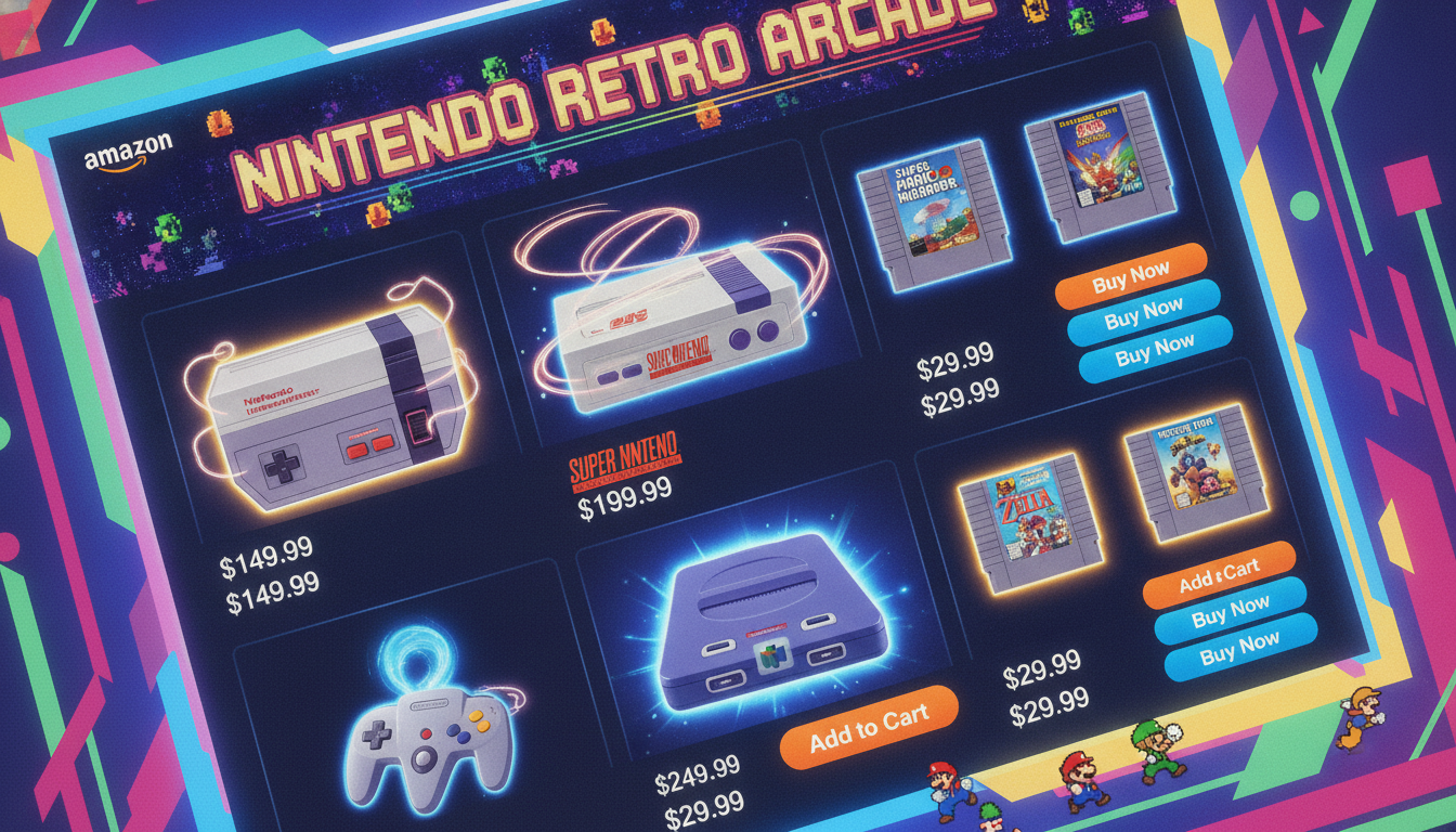 découvrez 5 offres exceptionnelles sur des jeux classiques nintendo, disponibles dès maintenant sur amazon à des prix incroyables. ne manquez pas ces promotions uniques !