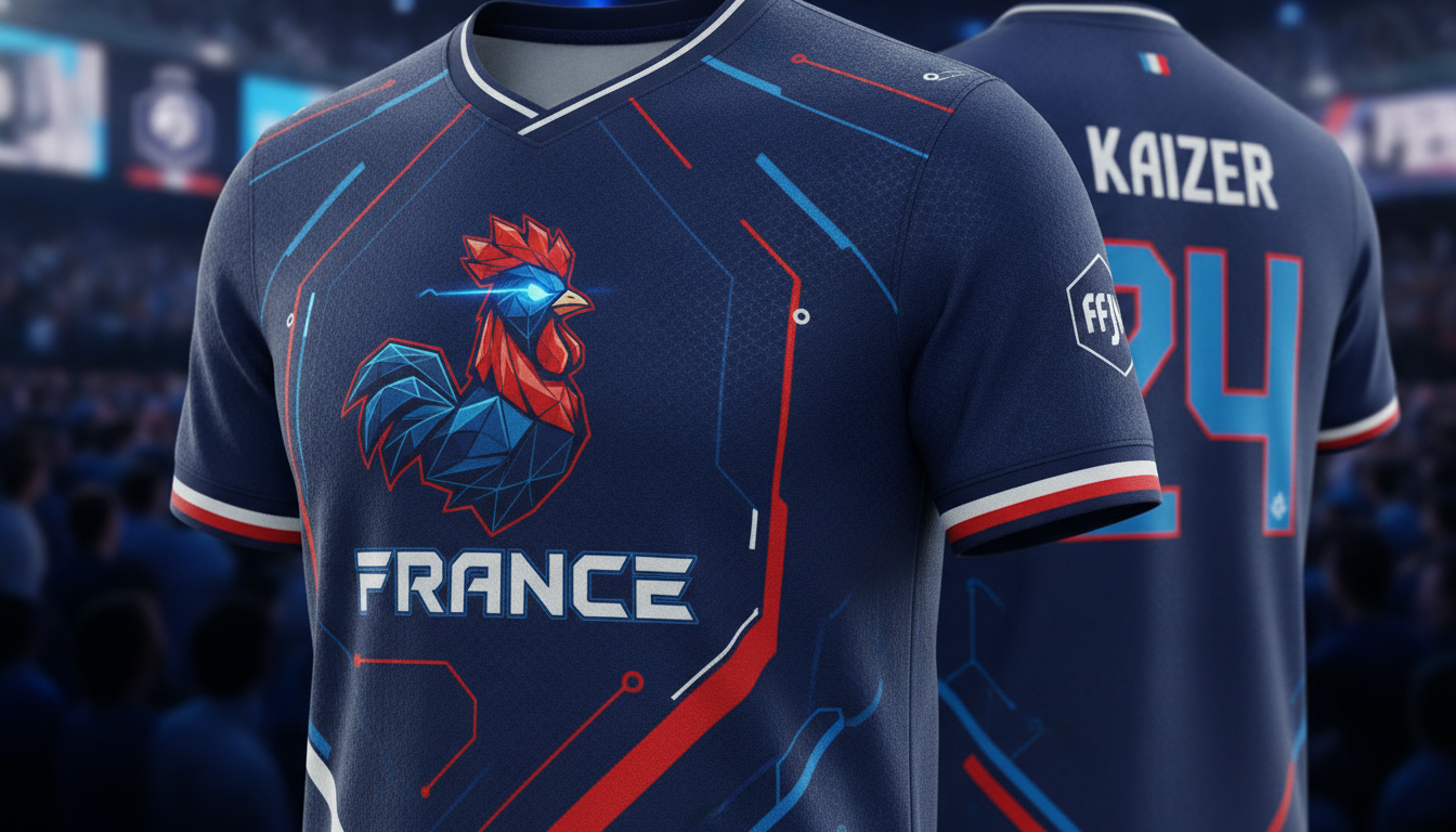 découvrez le nouveau maillot de l’équipe de france pour l’esports nations cup, un symbole fort de fierté nationale qui unit passion et performance sur la scène internationale.