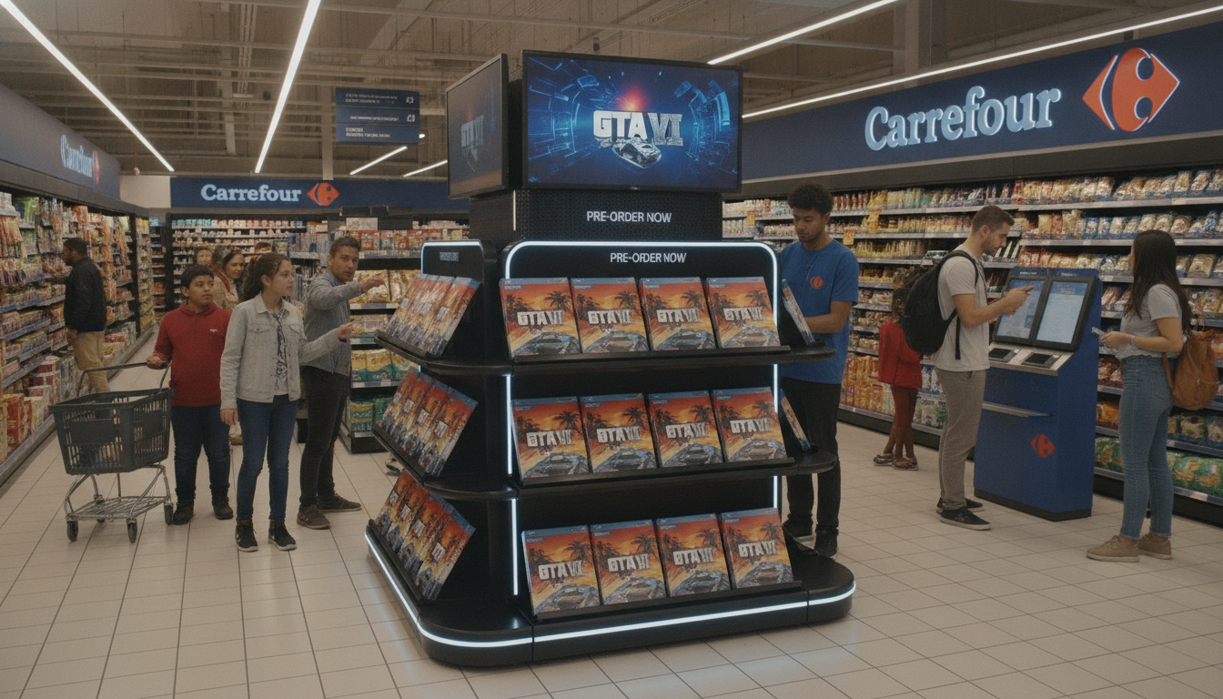 précommandez votre exemplaire de gta 6 dès aujourd'hui chez carrefour et soyez parmi les premiers à découvrir ce nouveau chapitre incontournable de la saga.