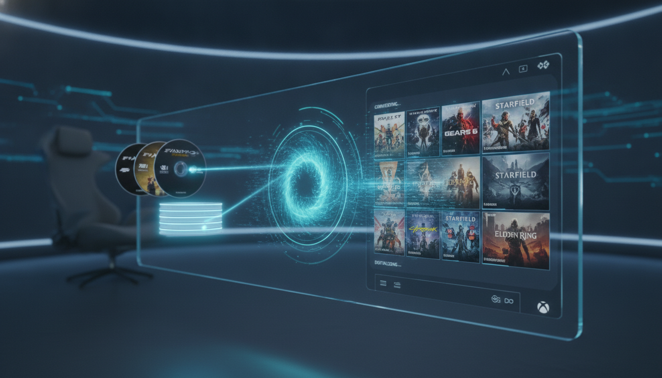 découvrez le nouveau système xbox innovant qui numérise et organise bien plus que vos jeux physiques, simplifiant la gestion de votre collection de manière intelligente et efficace.