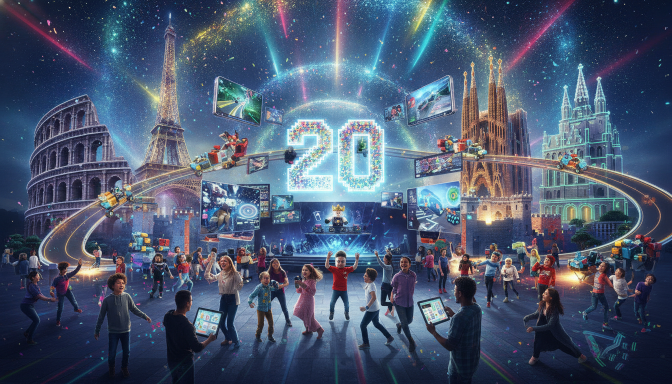 découvrez comment roblox célèbre ses 20 ans en captivant plus de 45 millions d'utilisateurs en europe, transformant un simple jeu vidéo en un univers interactif incontournable.